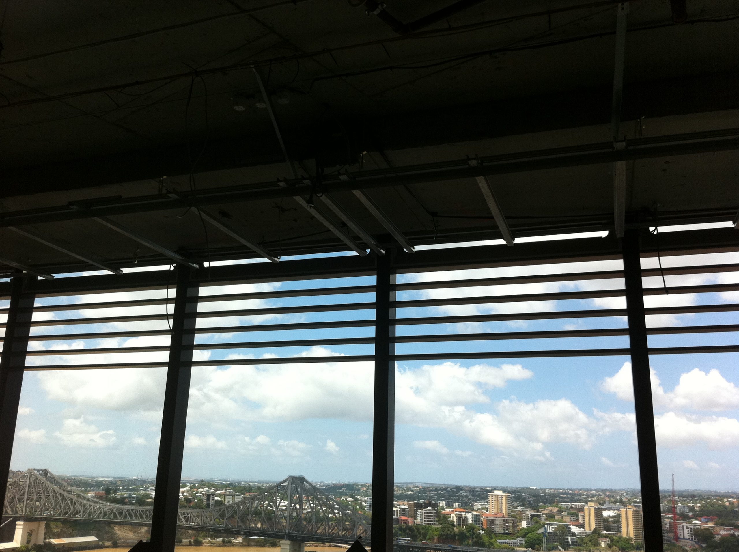 Electric Blind Installation – 111 Eagle Street Brisbane