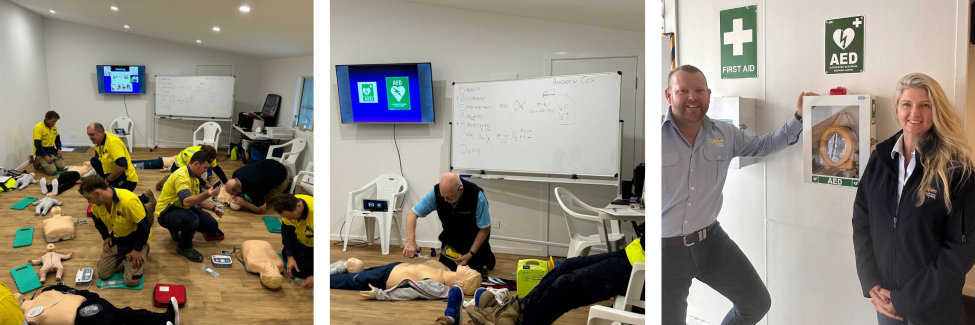 Our Commitment to Safety: Senior Team Completes First Aid Course and Office Defibrillator Installation